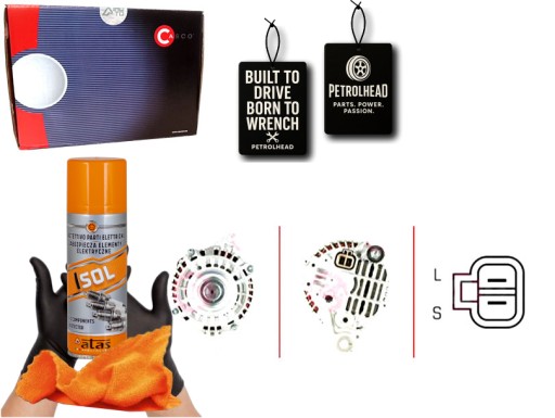 CASCAL35164AS#ECS-PCP+K - Генератор casco a3ta4298a a003ta4298a a003tb1999a #petrolhead pro+ kit4