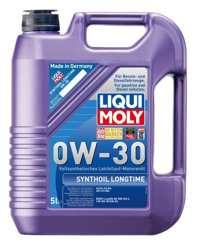 LIQUI MOLY OIL 0W30 5л SYNTHOIL LONGTIME SM/CF /