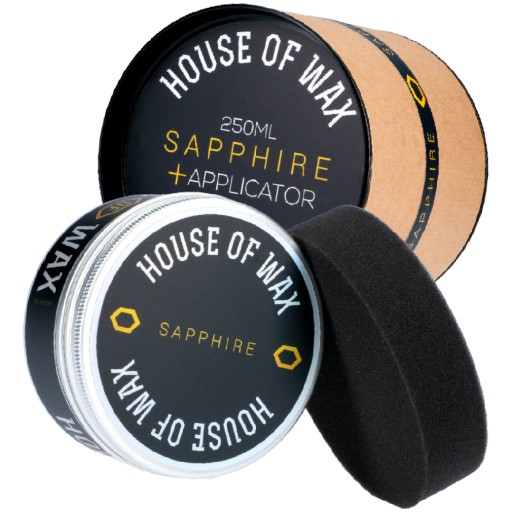 HOUSE OF WAX SAPPHIRE 250 мл ТВЕРДИЙ ВІСК 40% КАРНАУБА ЛЕГКЕ ЗАСТОСУВАННЯ