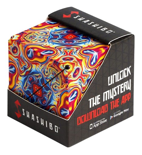 Shashibo Shape Shifting Box - Antistresová hračka s 36 Magnetmi Kocka 3D