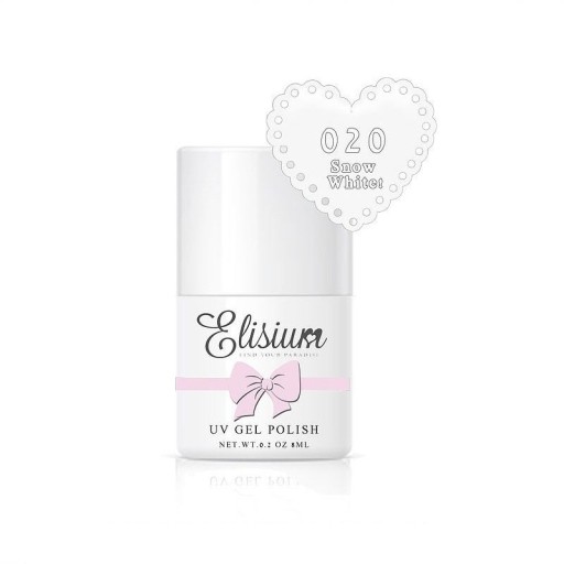 Elisium hybridný lak 020 Snow White 8ml