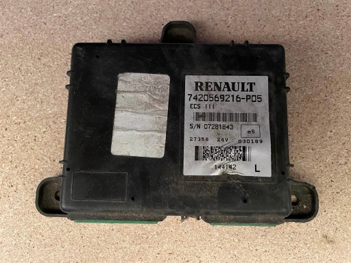 Renault Volvo DXI Bedienteil Kaseta ECS