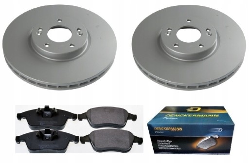 Диски колодки RENAULT Laguna III GT передня 320 мм