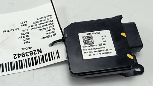 module seat 4M0959339 AUDI Q5 II FY