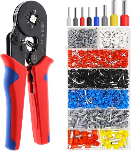 ОБЖИМНИЙ ІНСТРУМЕНТ ДЛЯ КЛЕМНИХ РОЗ'ЄМІВ + 1250 ВТУЛОК