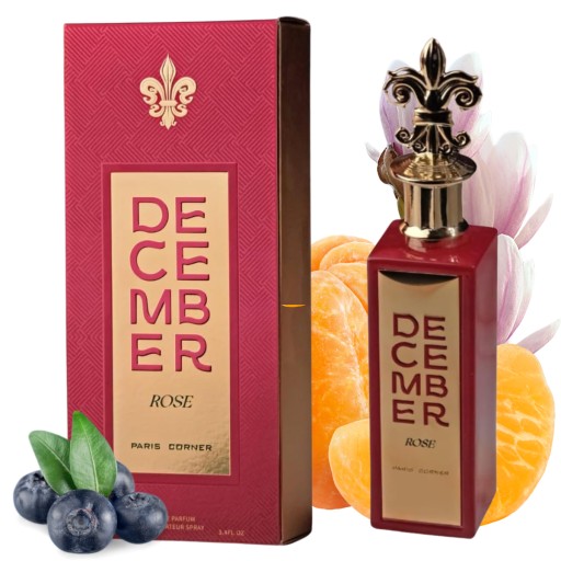 paris corner december rose