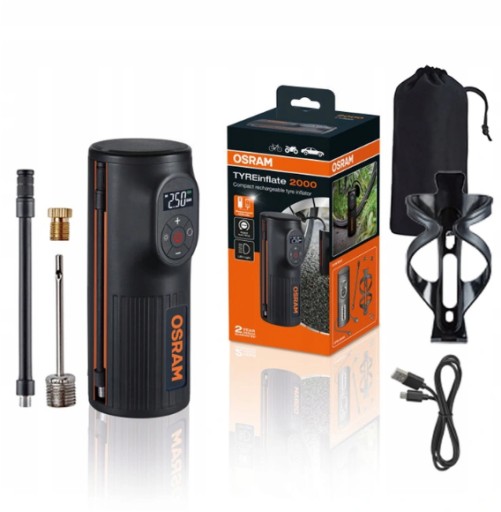 OSRAM АККУМУЛЯТОРНЫЙ АВТОМОБИЛЬНЫЙ КОМПРЕССОР OTIR2000