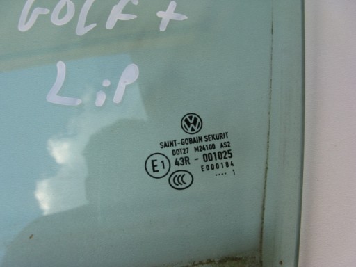 window door left front VW GOLF VI plus 2011R