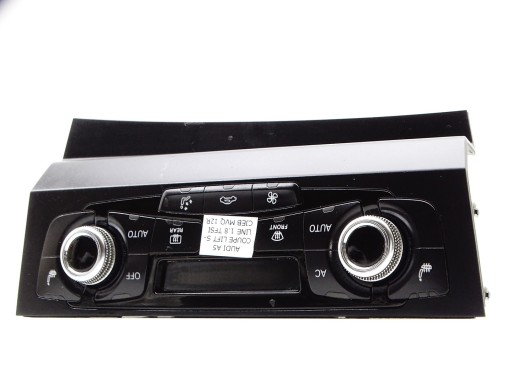 panel ovládania klimatizácii klímy AUDI A5 8T LIFT 8K2820043T