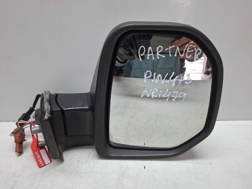 mirror exterior right PEUGEOT PARTNER III 7 PIN 2008