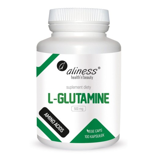 Aliness glutamine капсули 600 г натуральні