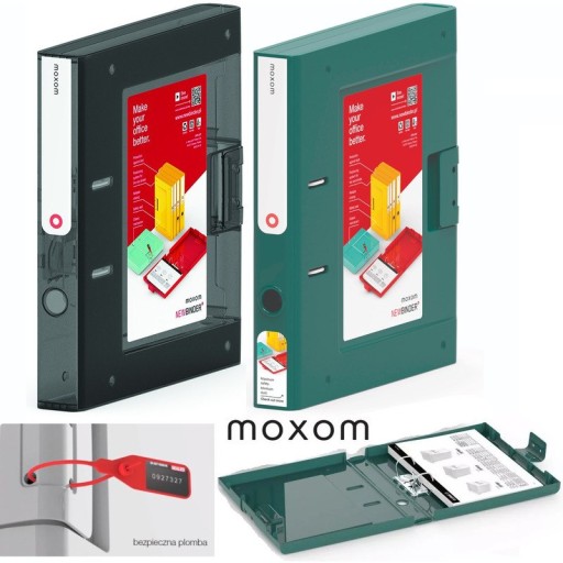 Zakladač Moxom NewBinder A4/50mm transparentný c