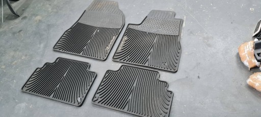 LEXUS 3 car carpet mats rubber front rear part KOMPLET PT908-48050 PT908-48060
