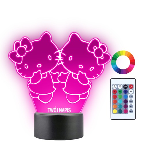 Нічник Plexido різнокольоровий