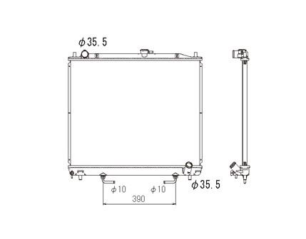 Радіатор двигуна koyorad pl031950
