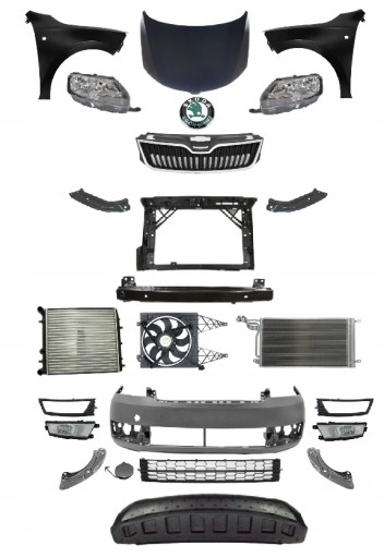 SKDRPDKPLPRZ2 - SKODA RAPID NH 2012-2017 КОМПЛЕКТ РЕМІНЯ КАПОТА