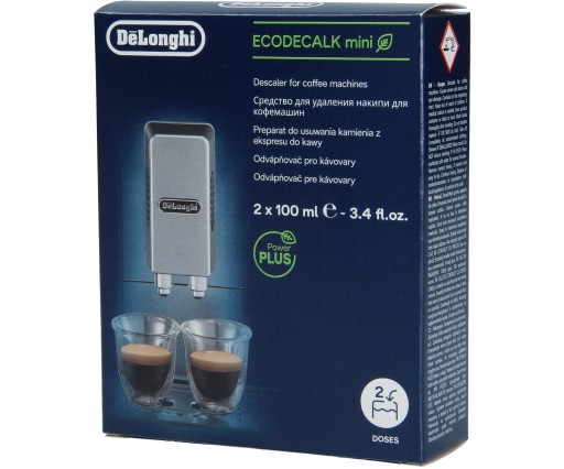 DeLonghi DLSC003 Coffee Machine Descaler (2 x 100 ml) 