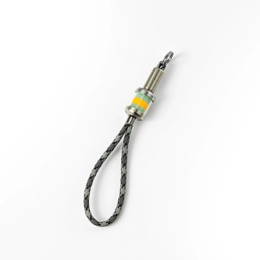 Титановий брелок RovyVon Firefly GITD Dawn Orange