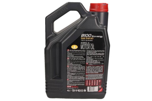 MOTUL OIL 5W30 4L 8100 ECO NERGY SL/CF