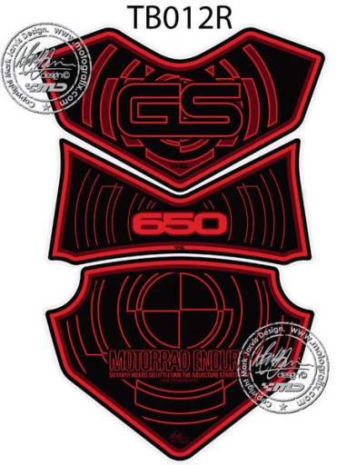 TANKPAD MOTOGRAFIX BMW GS650 2008-2012