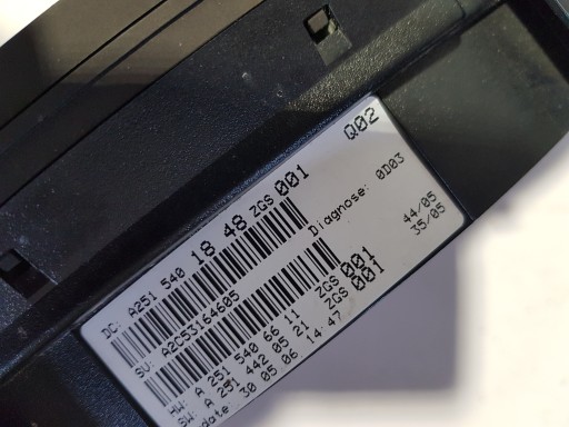 dials A2515401848 MERCEDES W251 W164 3.0 CDI EU