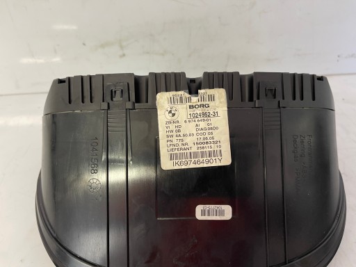 dials clock BMW 1 E87 2,0D EUROPA 6974649