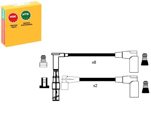 0748 - Комплект кабелей зажигания ngk mercedes 124 w124 e w124 s c140 s