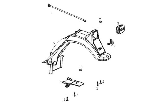 2069630631068 - ЗАДНИЙ ФОНАРЬ PRO SCOOTER & SPORT