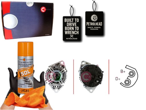 CASCAL30178AS#ECS-PCP+K - Каско генератора 1601540101 a 1601540201 #petrolhead pro+ kit4