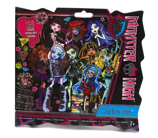 Monster High Album s nálepkami + vrecko 28 nakl