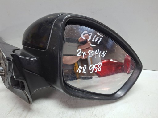 mirror exterior right 10 PIN CITROEN C3 III 2016