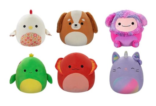 SQUISHMALLOWS Séria 18 VERZIA A PLYŠÁK MASKOT 30 cm ORIGINÁL KVALITA