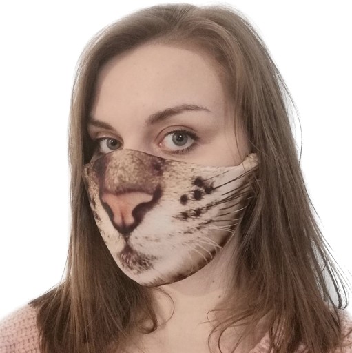 Бавовняна маска Rebel Tshirt, бежева, 11 шт.