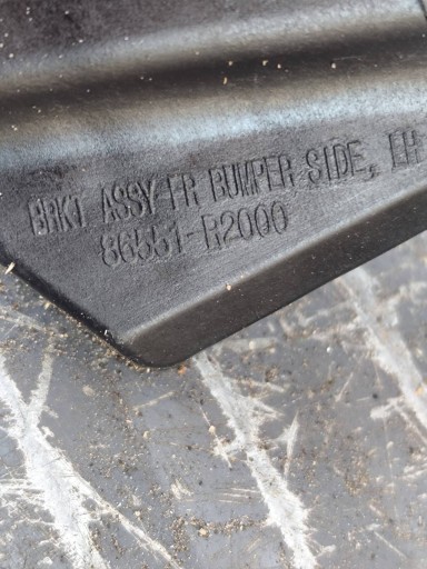 KIA SPORTAGE V support holder of a bumper front left 86551R2000