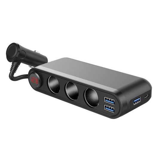 6935461259985 - Cigarette Lighter Splitter Quick Charge 120W 3.0 C