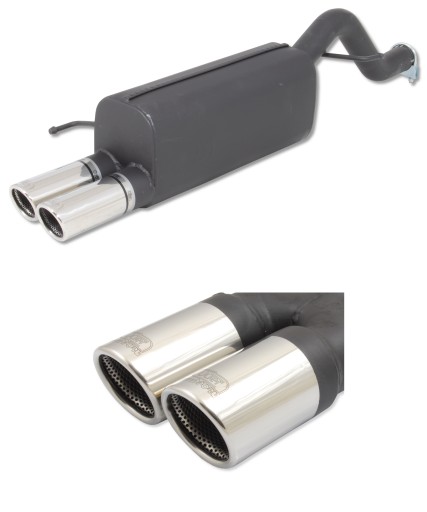 100-206/70RS (2) - Спортивный глушитель Alfa ROMEO MITO 1.4 57/67/77 кВт