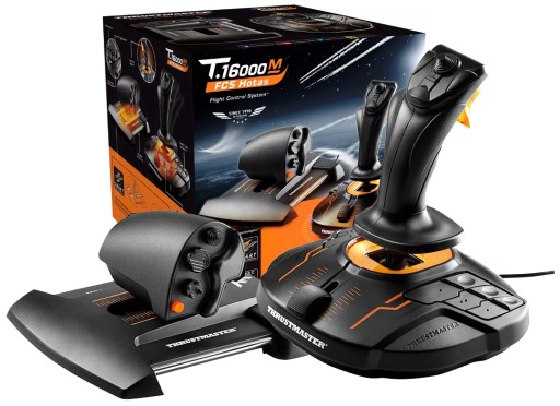 ZESTAW JOYSTICK PRZEPUSTNICA THRUSTMASTER T.16000M FCS HOTAS PC