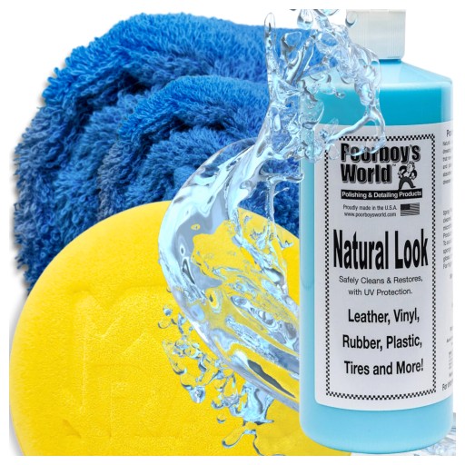 Poorboy's Natural Look dressing do tworzyw czyści zabezpiecza chroni 473ml
