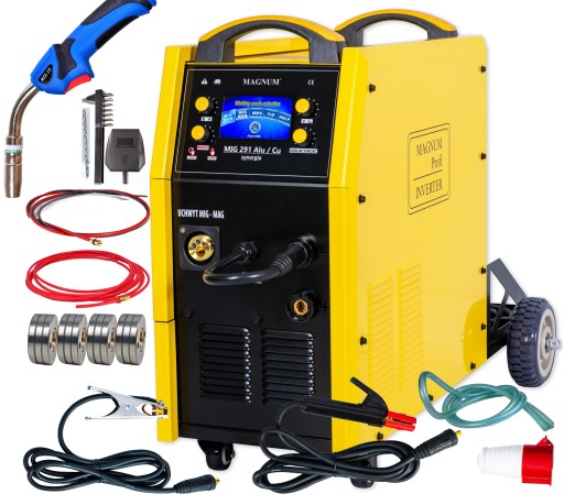 Зварювальний апарат Magnum MIG 291 ALU SYNERGIA 4x4 280A