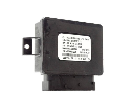 module electric brake MERCEDES ML W166 A2469007510