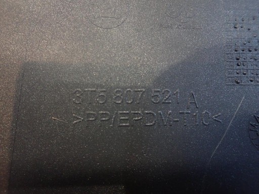 spoiler nárazníku záď SKODA SUPERB II 2008- SEDAN