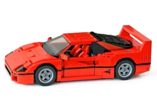 FERRARI F40 AUTÓMODELL ÉPÍTŐKOCKÁK 1192 DB-OS