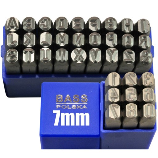 Теги Нумератори алфавіт + цифри 7mm GERMANY