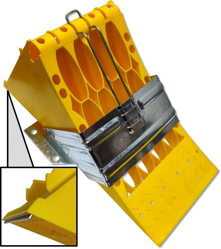 Замок клин колеса Колеса 201 мм E53 метал + кріплення