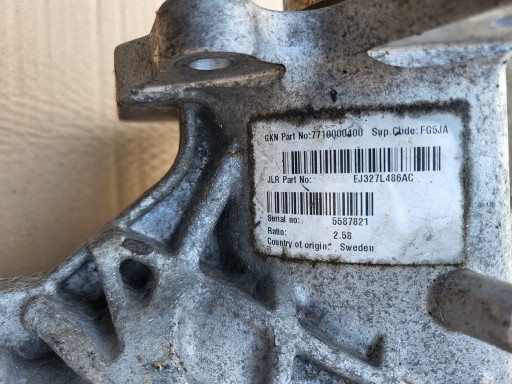 REDUKTOR cambio ingranaggi LAND ROVER EVOQUE L538 JAGUAR EJ327L486AC 10348256