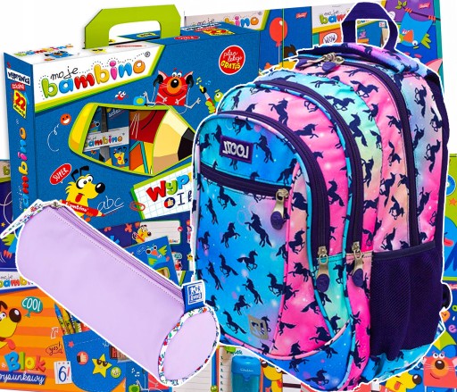 ШКІЛЬНИЙ РЮКЗАК ДЛЯ ПЕРШОКЛАСНИКА + РЮКЗАК XXL