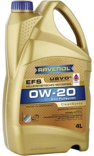 RAVENOL EFS 0W20 CLEANSYNTO SN PLUS RC VOLVO 4L