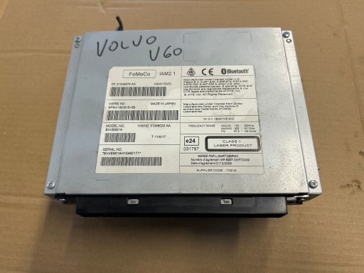 VOLVO V60 ORYGINALNE RADIO navigazione BF6N-18C815-HB
