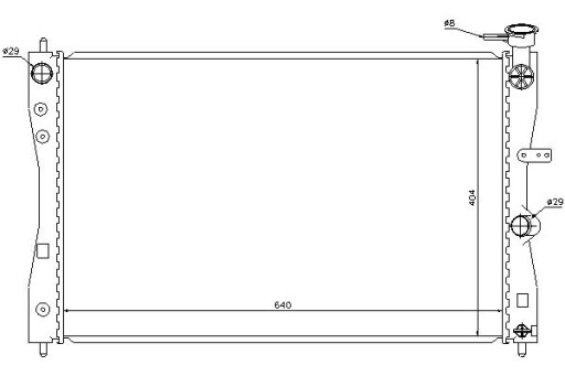 68183 - Кулер для води nissens mitsubishi colt czc кабріолет
