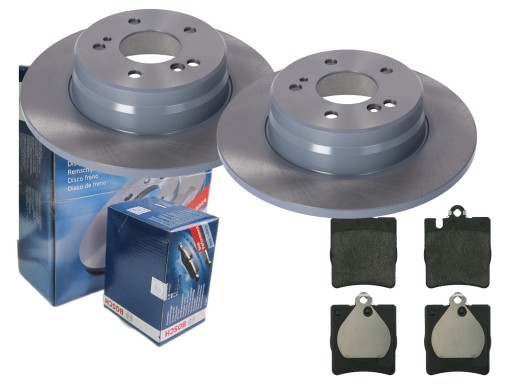 Диски колодки BOSCH задній MERCEDES E W210 C W203